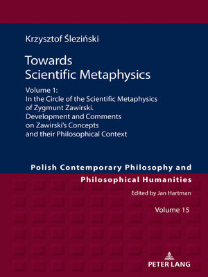 cover image of Towards Scientific Metaphysics, Volume 1
